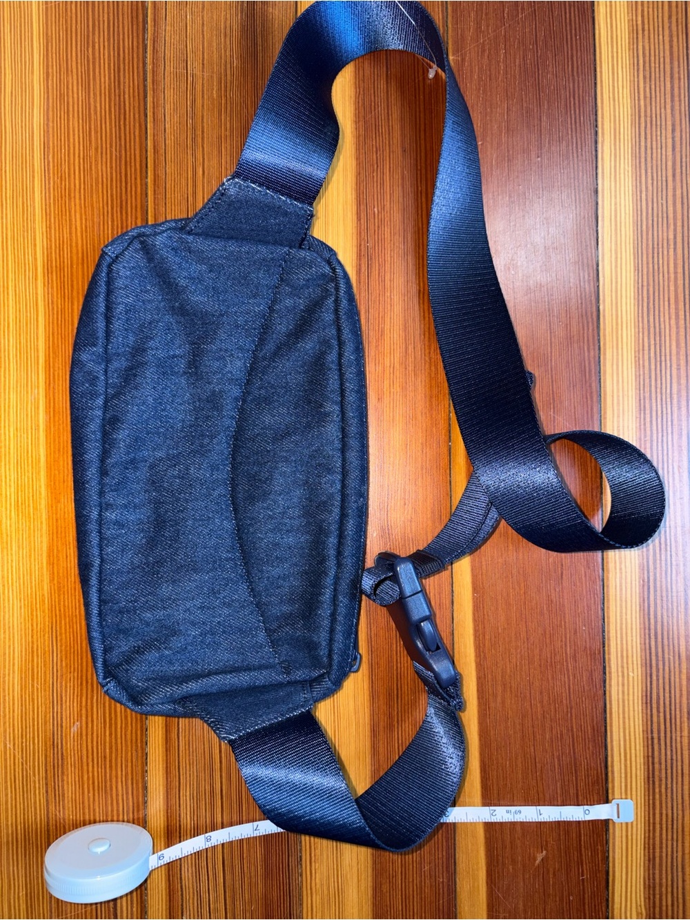 Levi's Dark Denim Waist Bag with Adjustable Strap - Picture 4 of 6